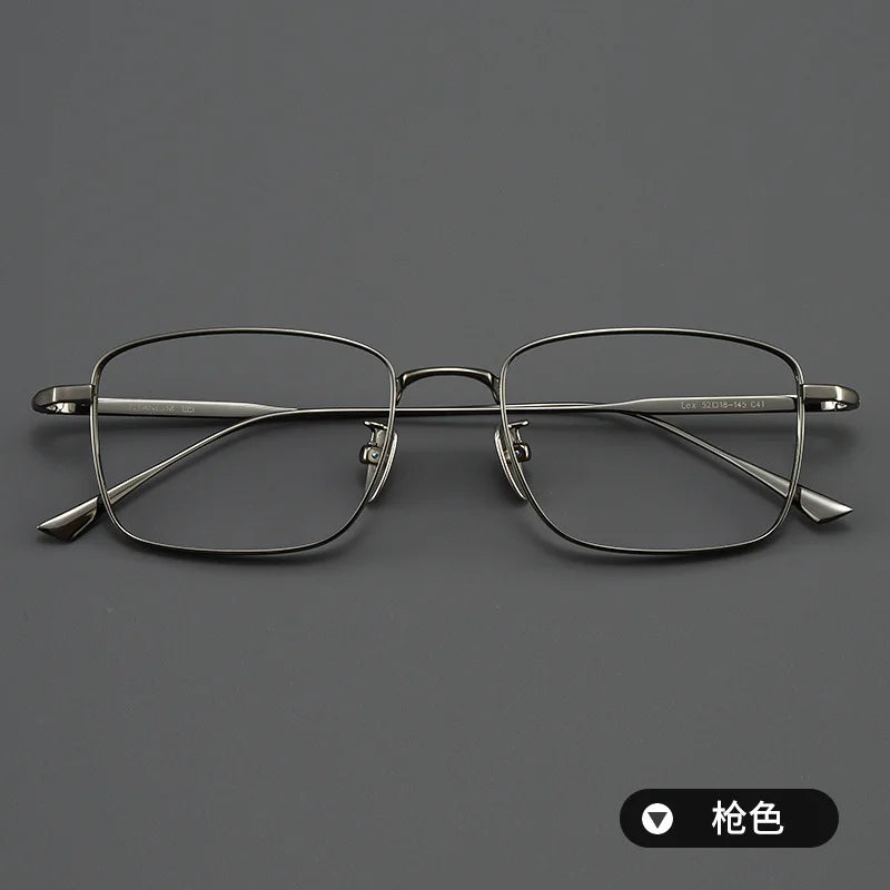 Zirosat Women's Full Rim Square Titanium Eyeglasses 190869