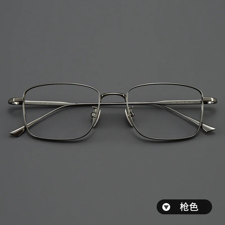 Zirosat Women's Full Rim Square Titanium Eyeglasses 190869