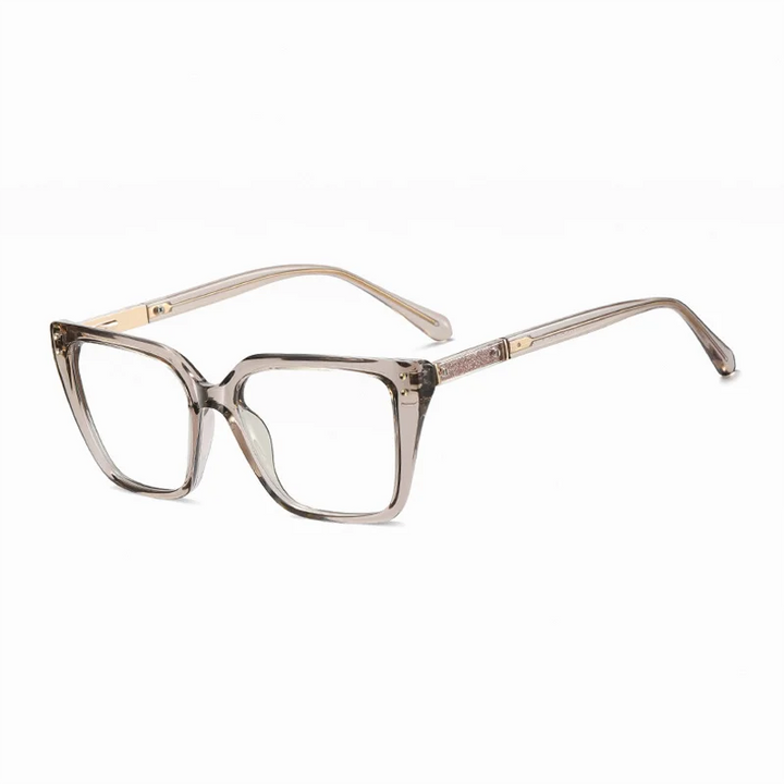 Ralferty Women's Full Rim Square Tr 90 Titanium Eyeglasses 883616