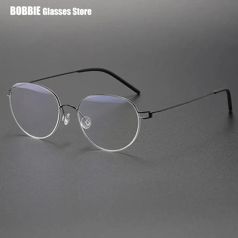 Bobbie Full Rim 275243 Women’s Titanium Oval Frames FuzWeb