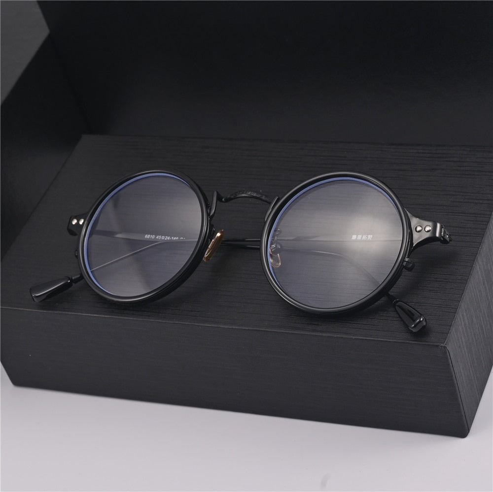 Cubojue Unisex Full Rim Small Round Alloy Presbyopic Reading Glasses 89001p Reading Glasses Cubojue no function lens 0 black black 