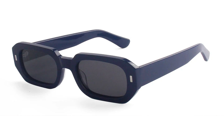Esnbie Unisex Full Rim Square Thick Acetate Sunglasses 230451