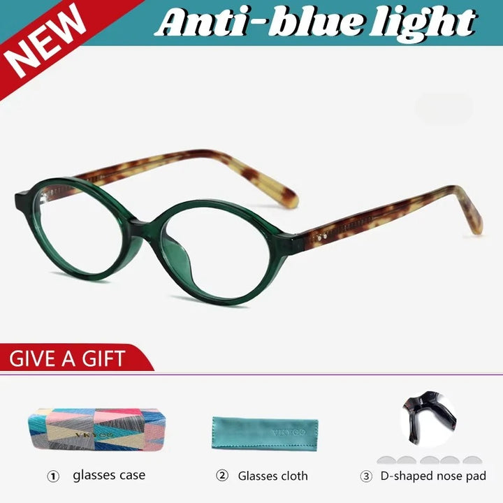 Vicky Women's Full Rim Oval Acetate Reading Glasses 91427