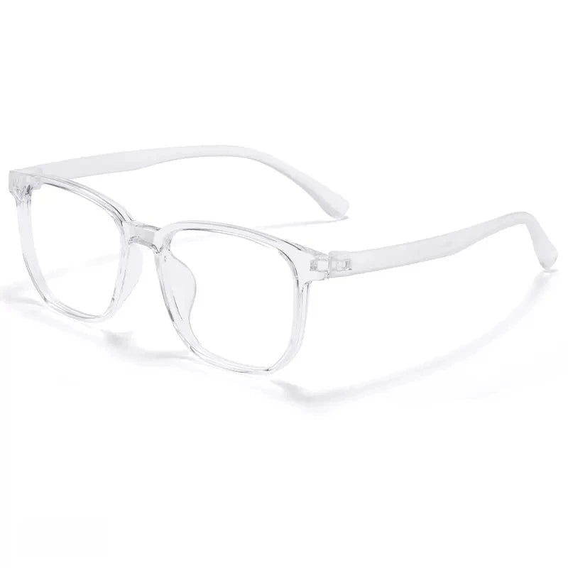 Yimaruili Unisex Full Rim Small Square Tr 90 Screwless Eyegasses 6625 Full Rim Yimaruili Eyeglasses Transparent  