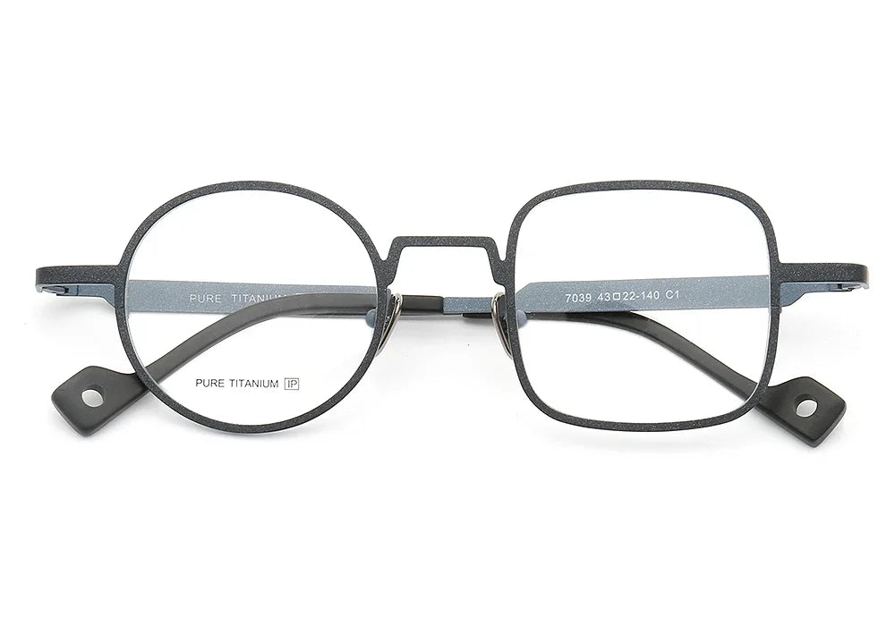 Aror Women's Full Rim Square Round Titanium Eyeglasses 17039