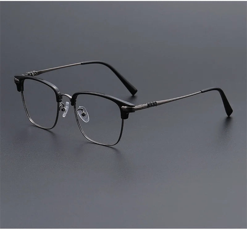 Summer Flower Women's Full Rim Square Tr 90 Alloy Eyeglasses 690002