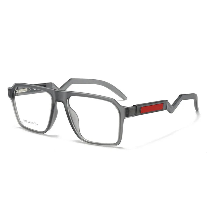 Muzz 80050 men's rectangle TR-90 prescription eyeglasses — view 13