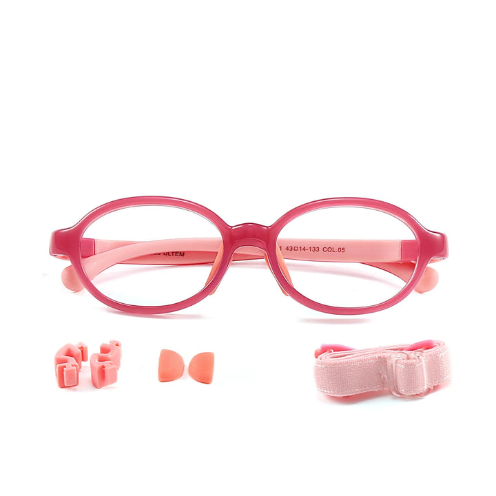 Yimaruili Unisex Full Rim Classic TR-90 Eyeglasses 9001 — view 6 | Yimaruili at FuzWeb