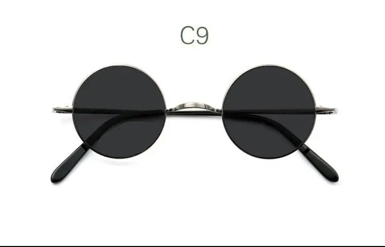 Yujo Unisex Full Rim Round Titanium 42mm Sunglasses | FuzWeb