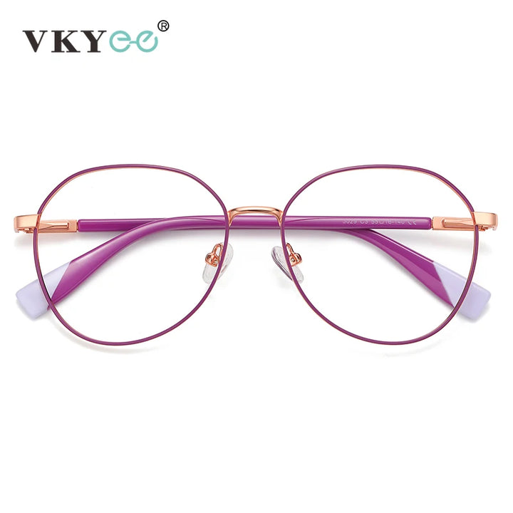 Vicky Women's Full Rim Round Alloy Reading Glasses 3029 Reading Glasses Vicky   