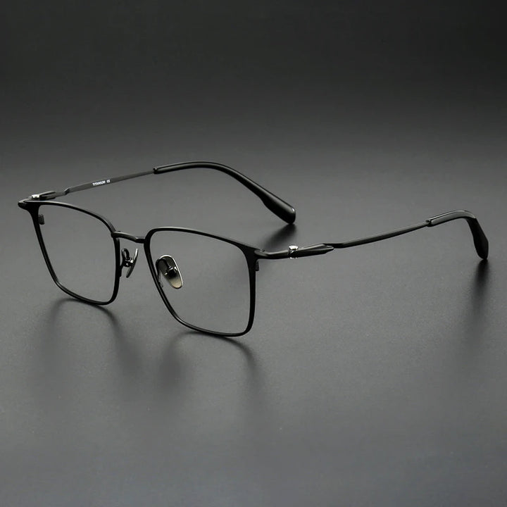 Muzz SH0064 men's square IP titanium prescription eyeglasses — view 4