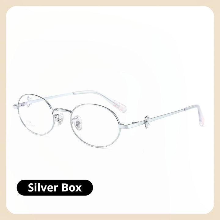 Momoja Women's Full Rim Oval Round Alloy Eyeglasses 72164