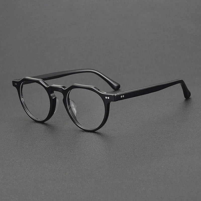 Bobbie Unisex Full Rim Geometric Acetate Eyeglasses 8097