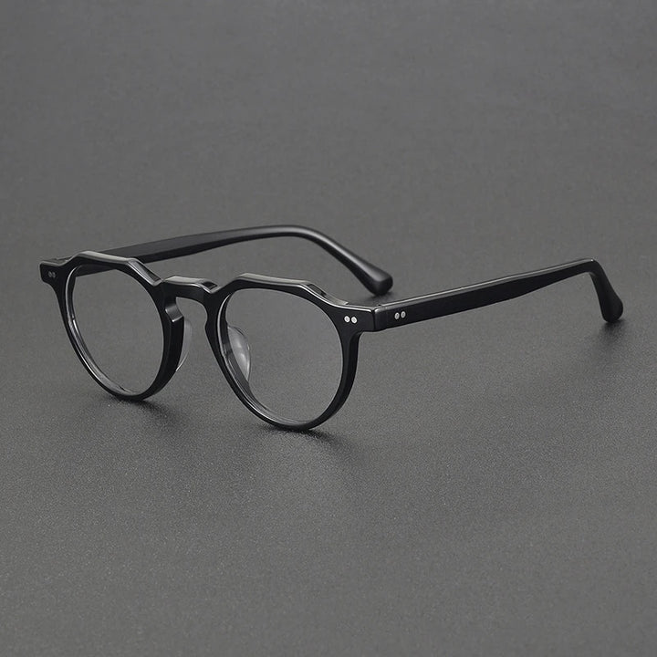 Bobbie Unisex Full Rim Geometric Acetate Eyeglasses 8097
