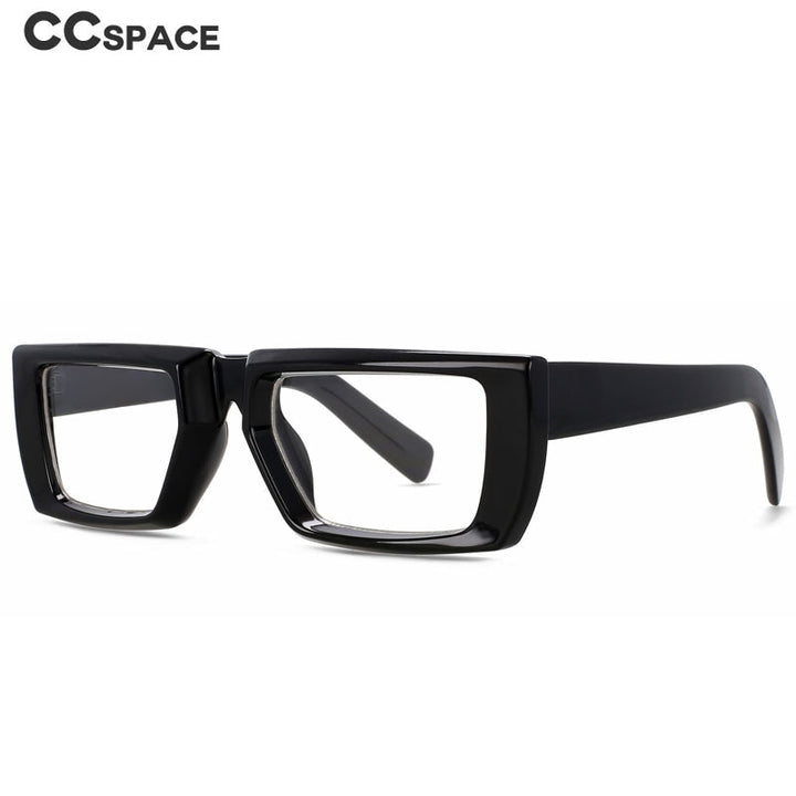 CCspace Women's Full Rim Square Tr 90 Eyeglasses 56435 Full Rim CCspace   