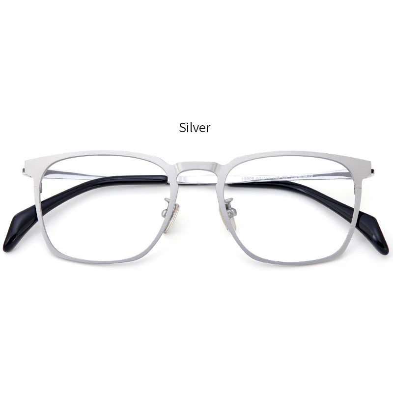 Muzz Women's Full Rim Square Titanium Eyeglasses 41808