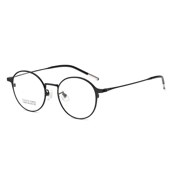 Momoja Women's Full Rim Oval Round Titanium Eyeglasses 98640