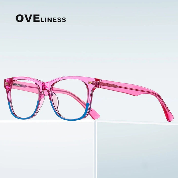 Oveliness Youth Unisex Full Rim Square Tr 90 Eyeglasses S0214 Full Rim Oveliness   