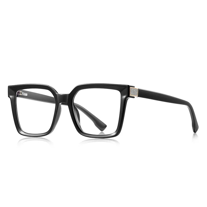 CCspace Women's Full Rim Square Tr 90 Alloy Reading Glasses 802724