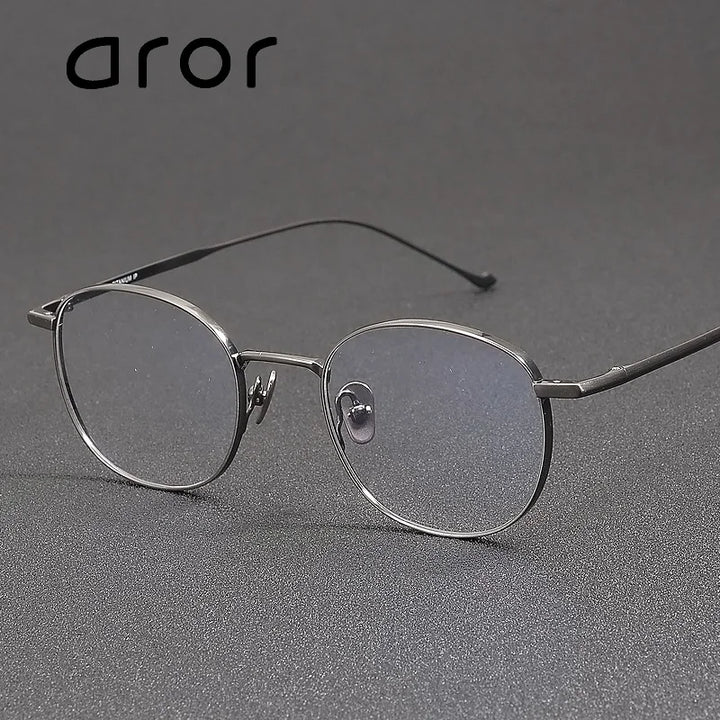 Aror Women's Full Rim Oval Square Titanium Eyeglasses 2047 Full Rim Aror