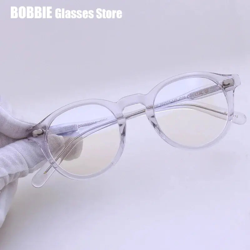 Bobbie 464223 Unisex 138mm Full Rim Oval Acetate Frames FuzWeb