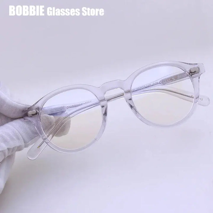 Bobbie 464223 Unisex 138mm Full Rim Oval Acetate Frames FuzWeb
