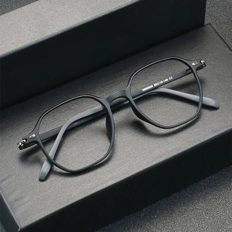 Kocolior Unisex Full Rim Polygon Tr 90 Frames 256856 FuzWeb