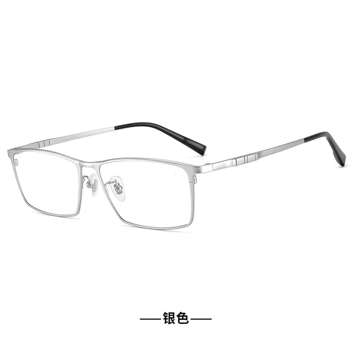 Bclear Unisex Full Rim Polygon Square Titanium Eyeglasses 635050