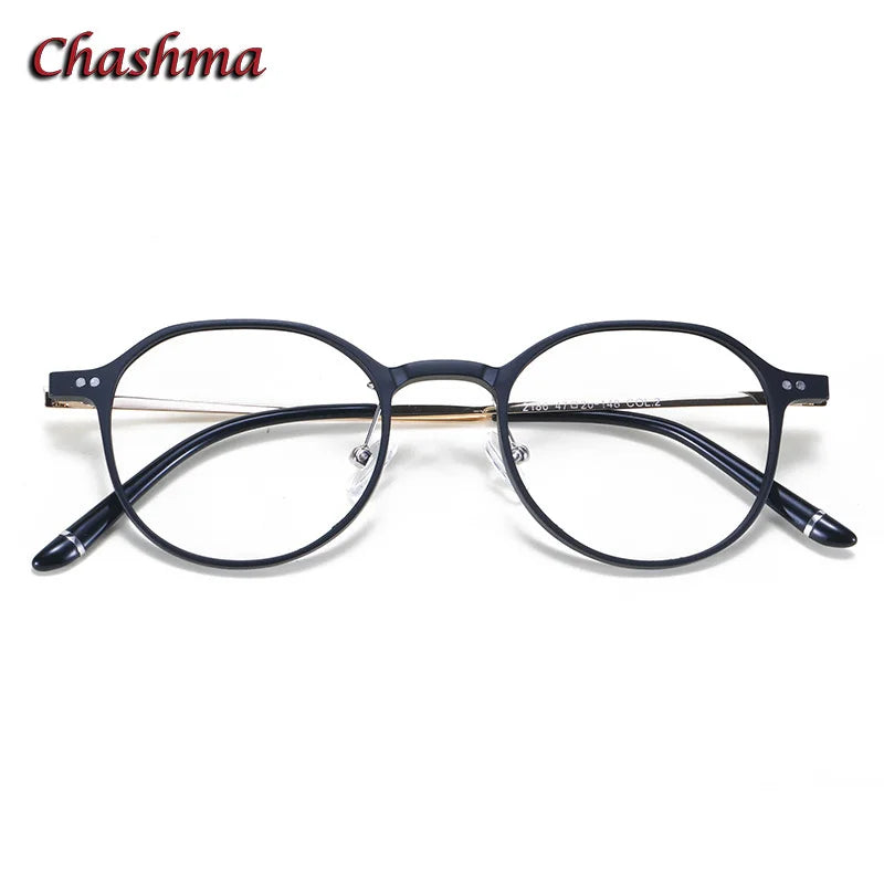 Chashma Ochki Unisex Youth's Full Rim Round Ultem Eyeglasses 2186 Full Rim Chashma Ochki   