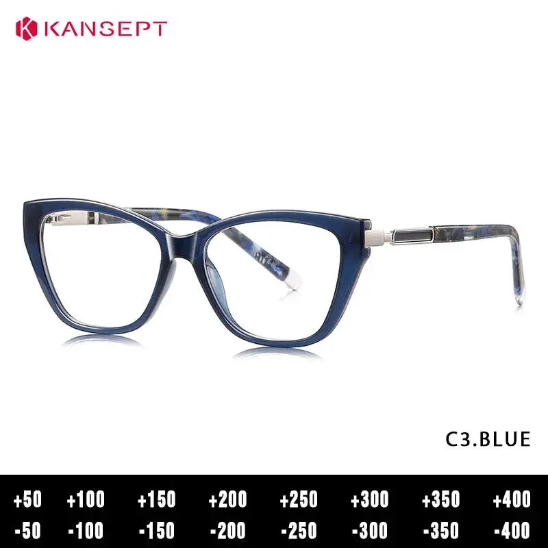 Kansept Unisex Full Rim Cat Eye Tr 90 Frames 020900 FuzWeb