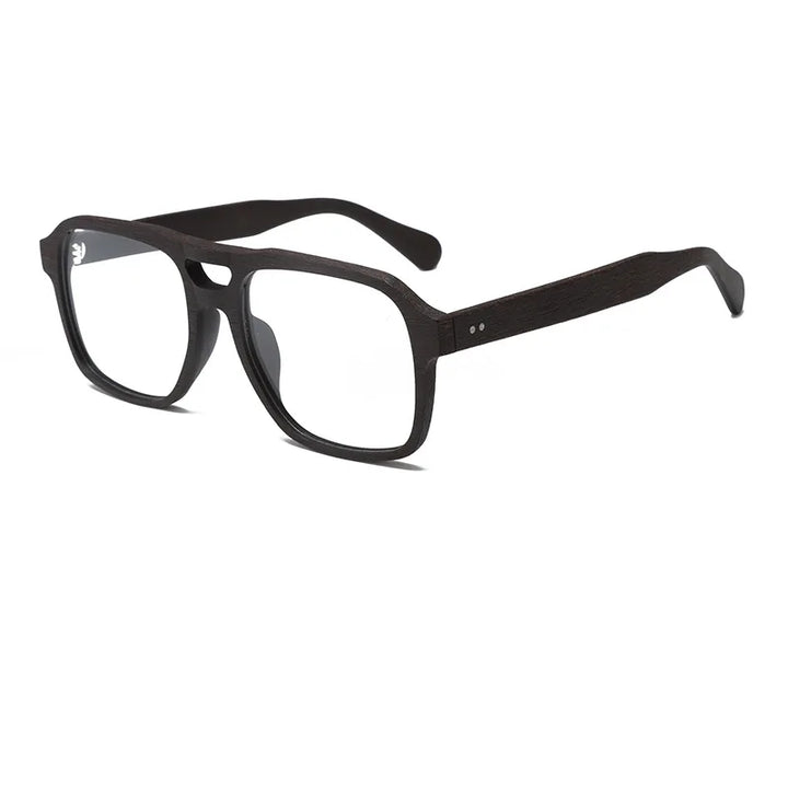 Momoja Unisex Full Rim Square Double Bridge Acetate Eyeglasses 728187