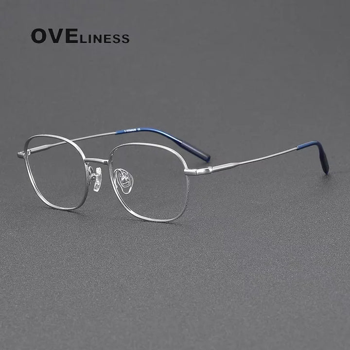 Oveliness Women's Full Rim Square Titanium Eyeglasses 81024