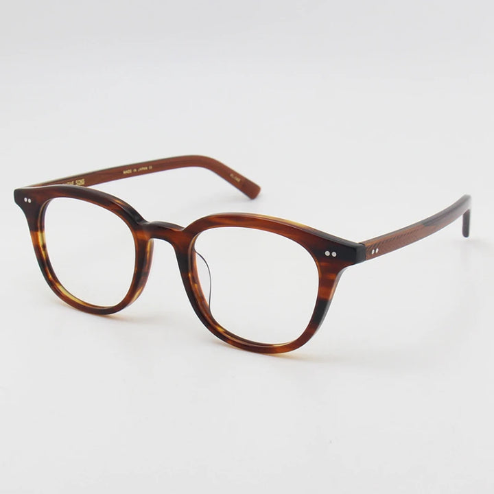 Blackmask Unisex Full Rim Square Acetate Eyeglasses BM-P042