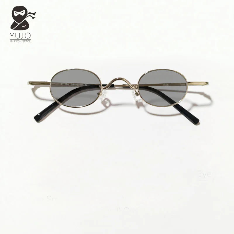 Yujo Women's Full Rim Oval Alloy Polarized Sunglasses 14127