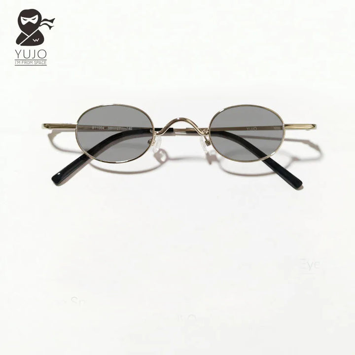 Yujo Women's Full Rim Oval Alloy Polarized Sunglasses 14127
