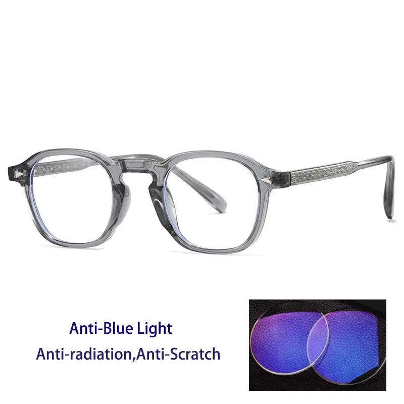 Kocolior 280091 Unisex Tr 90 Alloy Full Rim Oval Round Frames FuzWeb