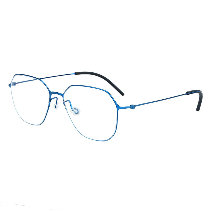 Bobbie Women's Full Rim Oval Square Titanium Eyeglasses 965505