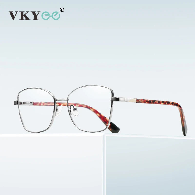 Vicky Women's Full Rim Square Alloy Reading Glasses 3010 Reading Glasses Vicky   