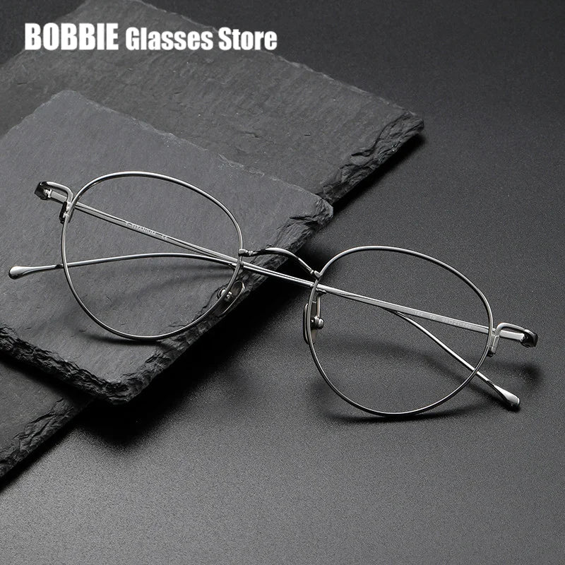 Bobblie Women's Full Rim Oval Round Titanium Eyeglasses 728564