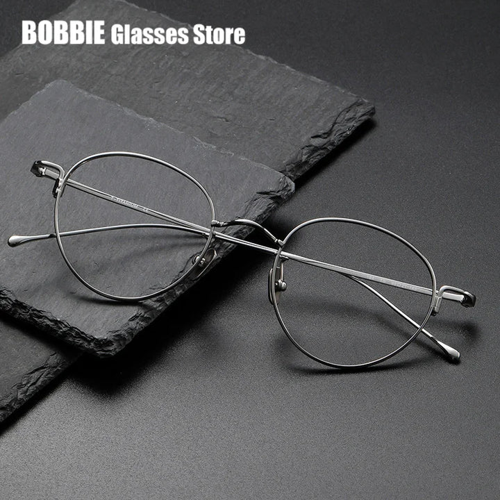 Bobblie Women's Full Rim Oval Round Titanium Eyeglasses 728564