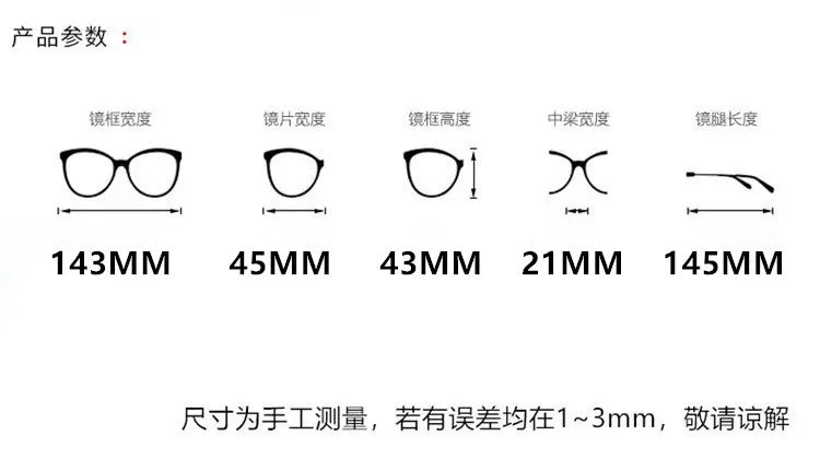 Hewei Unisex Full Rim Flat Top Round Double Bridge Acetate Eyeglasses 0015 Full Rim Hewei   