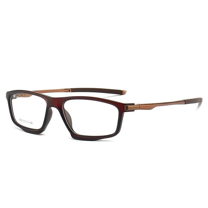 Muzz 58520 men's rectangle sports TR-90 prescription eyeglasses — view 11