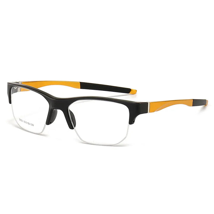 Muzz 58560 men's semi rim sports prescription eyeglasses — view 20
