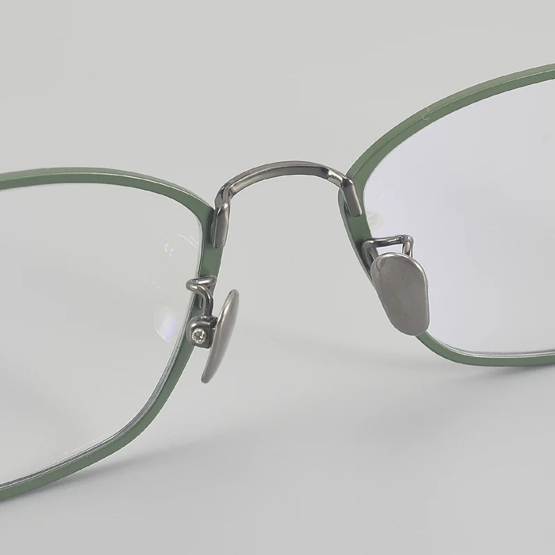Muzz 031 women's cat eye IP titanium prescription eyeglasses — view 7
