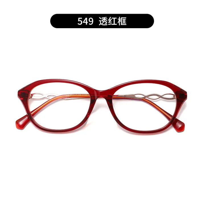 Nobler Unisex Full Rim Oval Square Tr 90 Titanium Eyeglasses 422549