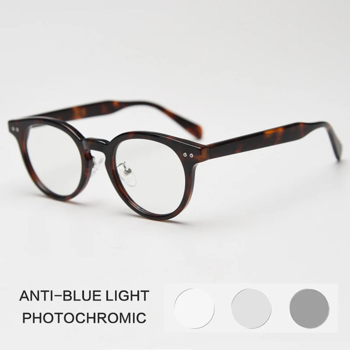 Gatenac Full Rim Square Tr 90 Titanium Photochromic Reading Glasses G83078