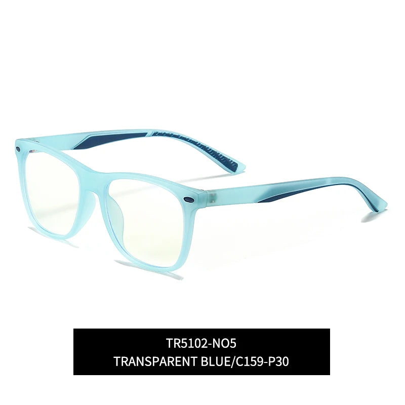 Vicky Youth Unisex Full Rim Square Tr 90 Titanium Eyeglasses 5102 Full Rim Vicky TR5102-C5 CHINA 