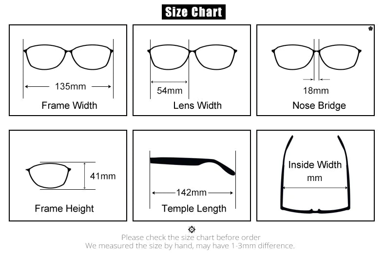 Ralferty Women's Full Rim Square Cat Eye Acetate Alloy Eyeglasses 82148 Full Rim Ralferty   