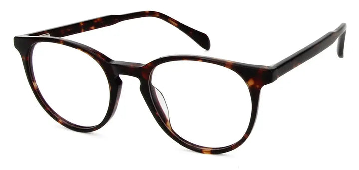 Esnbie 602217 Unisex Full Rim Oval Round Acetate Frames FuzWeb