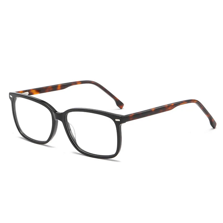 Momoja Unisex Full Rim Square Acetate Eyeglasses 71817